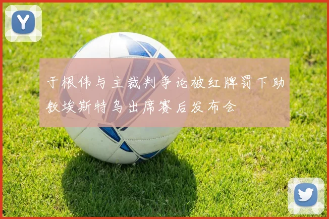于根伟与主裁判争论被红牌罚下助教埃斯特乌出席赛后发布会